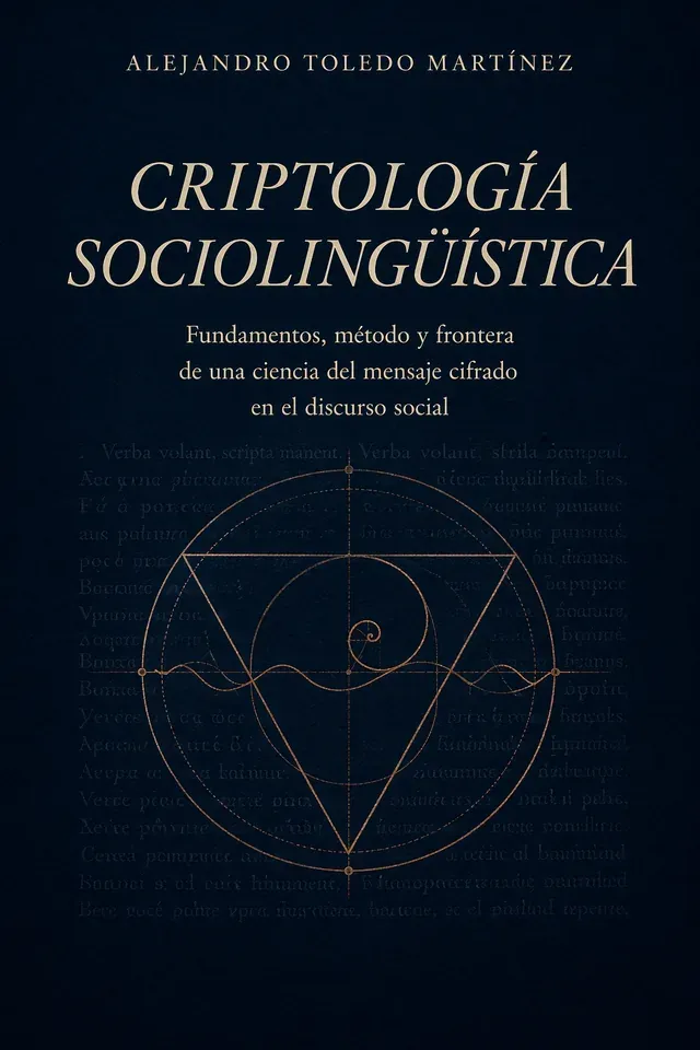 Criptología Sociolingüística, Fundamentos, método y frontera de una ciencia del mensaje cifrado en el discurso social — Alejandro Toledo Martínez